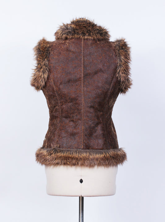 Chaqueta sin mangas con broches | Talla M