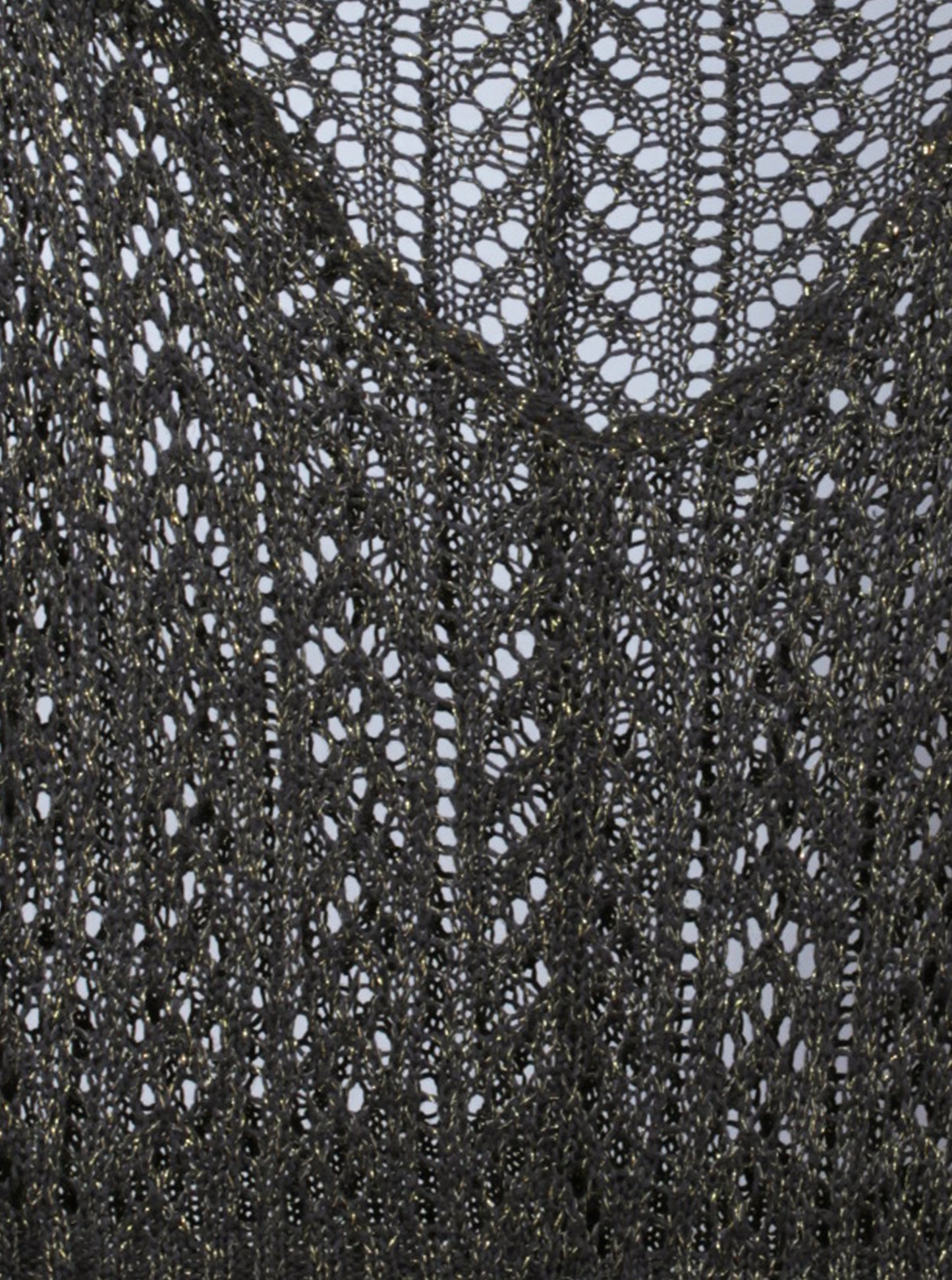 Tejido calado brillo sutil manga larga | Talla S