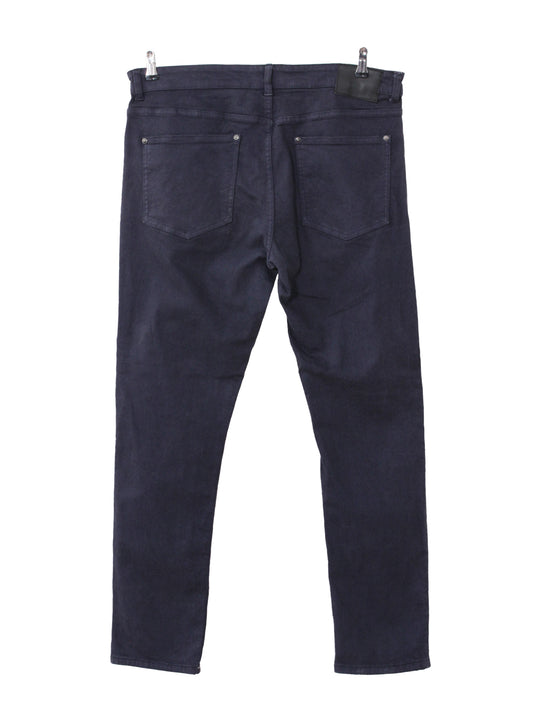 Jeans azul oscuro slim tiro medio uso casual | Talla 46