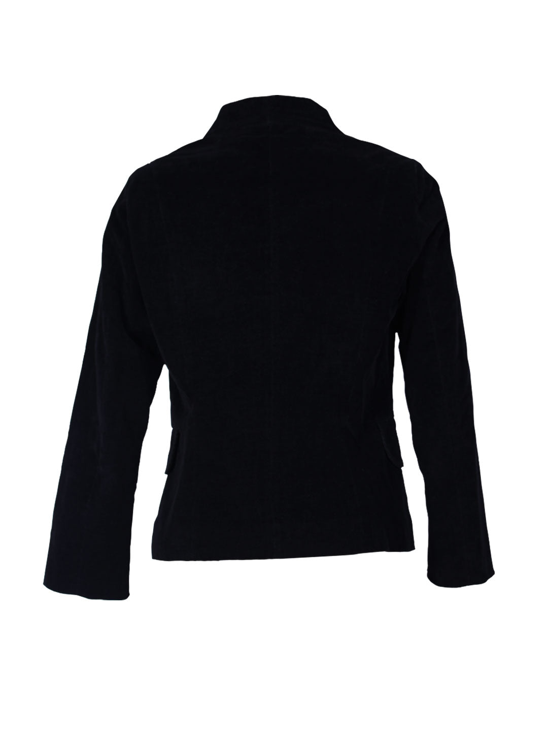 Chaqueta Negra de Pana con Botones | Talla M