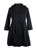 Abrigo Manga 3/4 con Capucha | Talla M