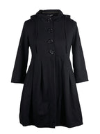 Abrigo Manga 3/4 con Capucha | Talla M