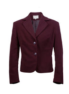 Chaqueta Burdeo Estructurada de Dos Botones | Talla 46