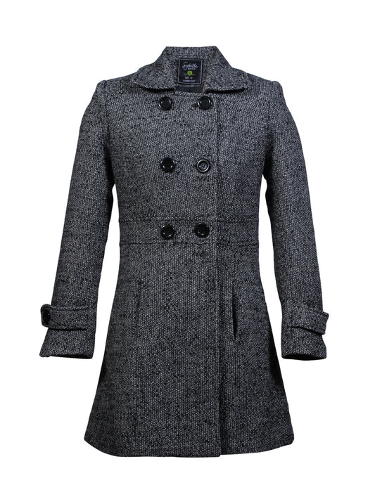 Abrigo gris espiga | Talla M