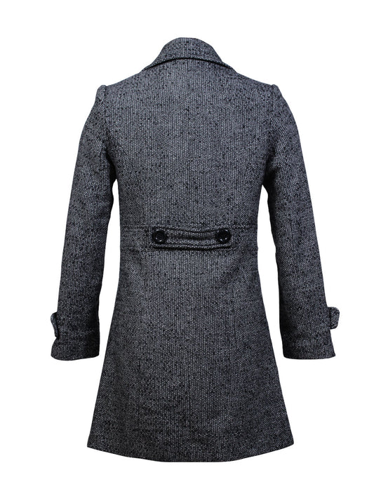 Abrigo gris espiga | Talla M