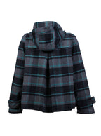 Abrigo cuadros doble botonadura | Talla 44