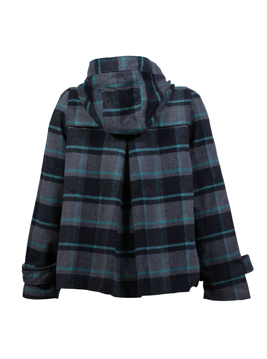 Abrigo cuadros doble botonadura | Talla 44