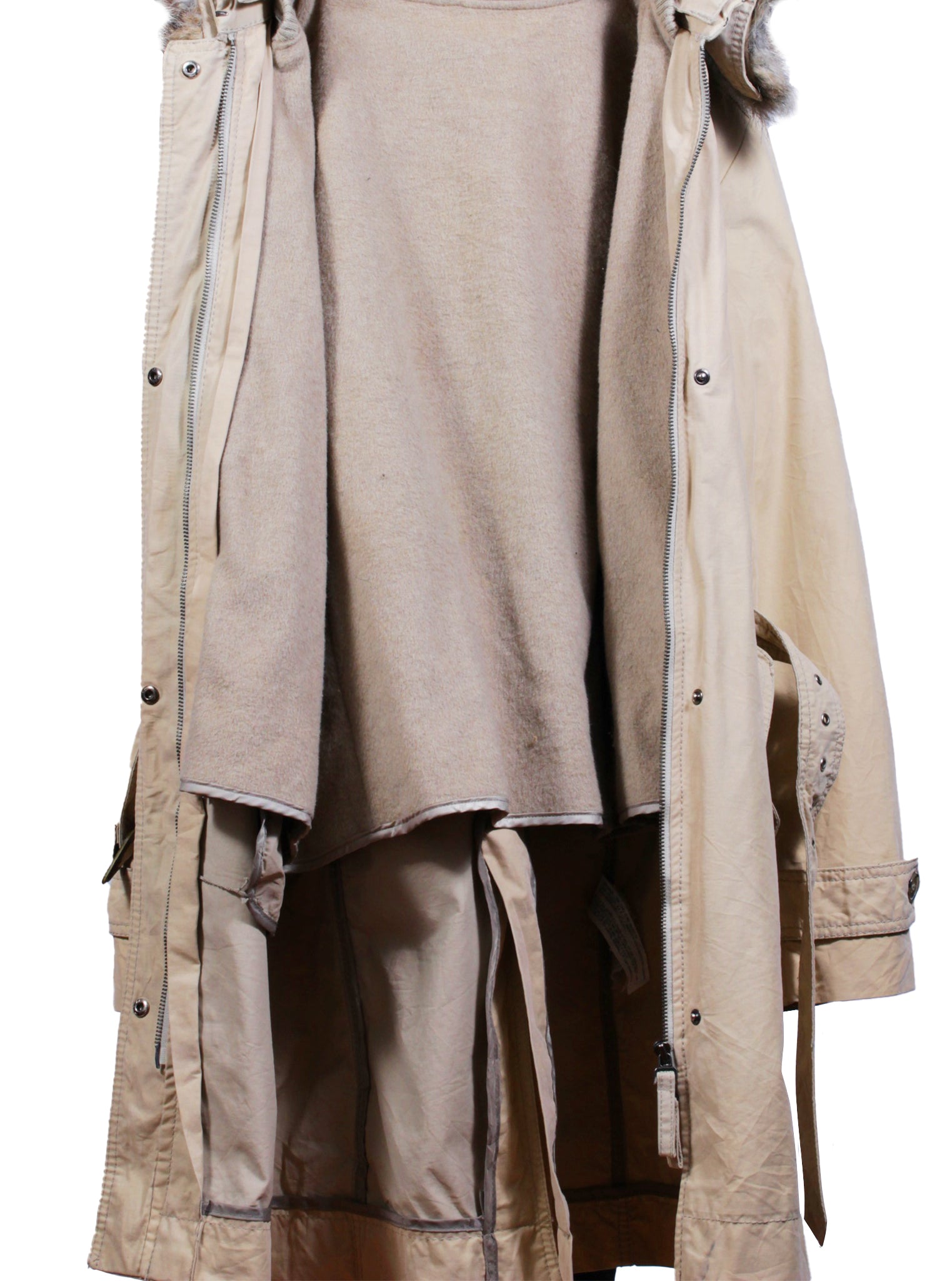 Chaqueta doble desmontable abrigo | Talla M