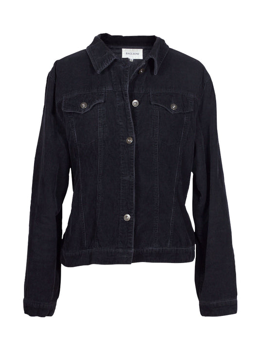 Chaqueta mujer cotelé abrigo invierno casual | Talla XL