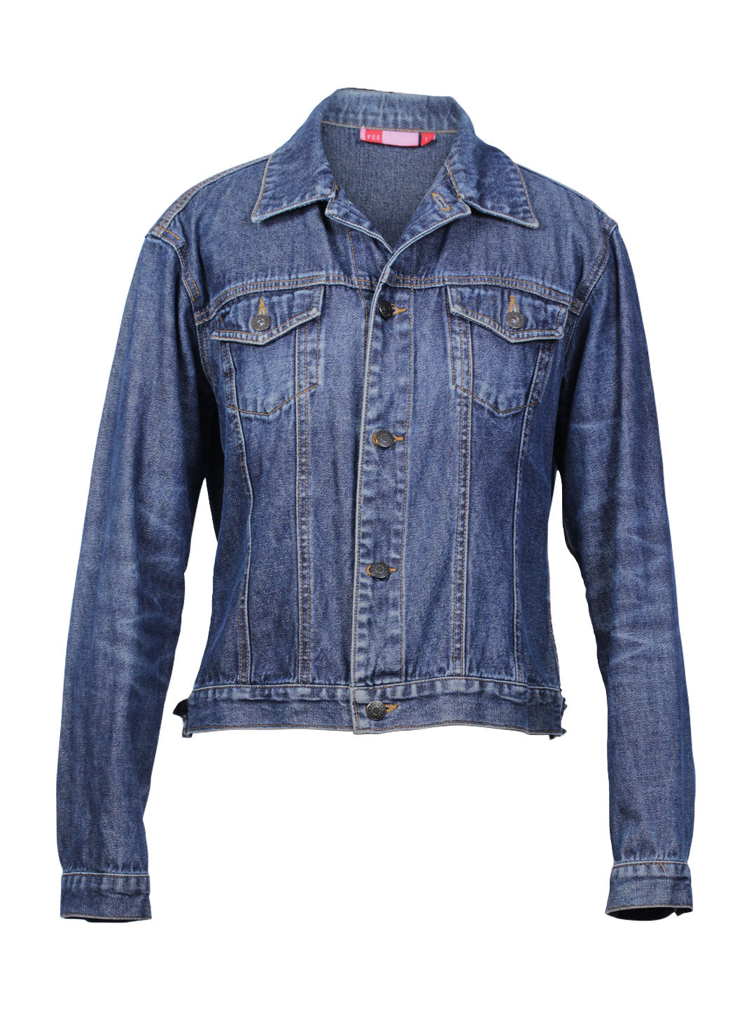 Chaqueta mujer mezclilla clásica casual diaria | Talla L