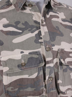 Chaqueta militar camuflaje utilitaria | Talla S