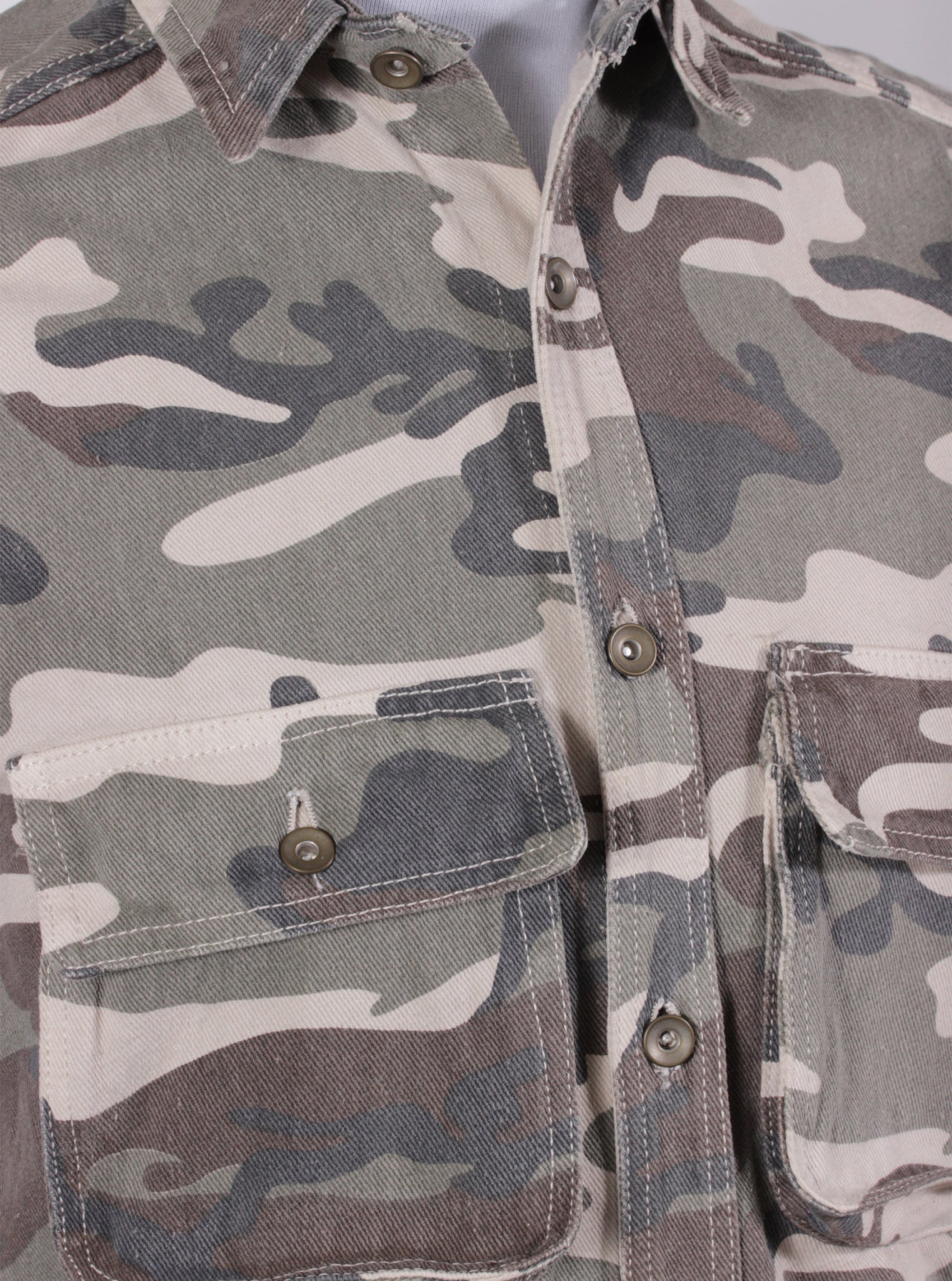 Chaqueta militar camuflaje utilitaria | Talla S