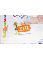 Pañales EmuBaby Premium talla P | 22 unidades