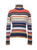 Sweater Rayado Cuello Alto | Talla XL