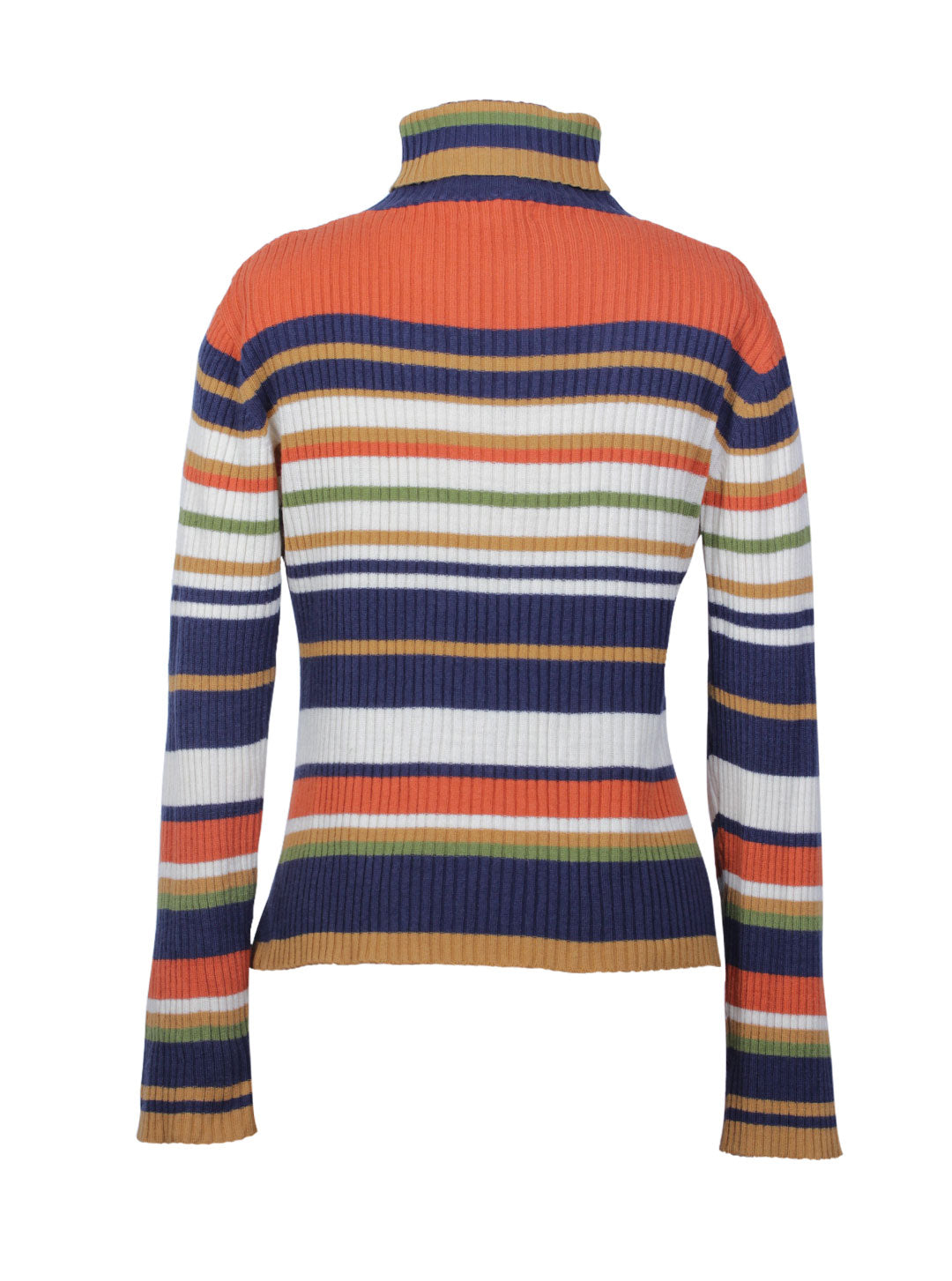 Sweater Rayado Cuello Alto | Talla XL