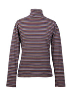 Sweater Rayado Cuello Alto | Talla XL