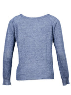 Sweater liviano azul textura suave  | Talla L