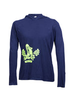 Polerón azul estampado Rapa Nui | Talla M
