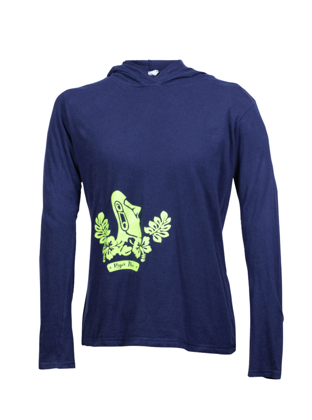 Polerón azul estampado Rapa Nui | Talla M
