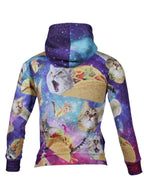 Polerón estampado gatos tacos galaxia | Talla XS