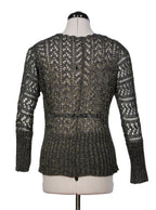 Tejido calado brillo sutil manga larga | Talla S