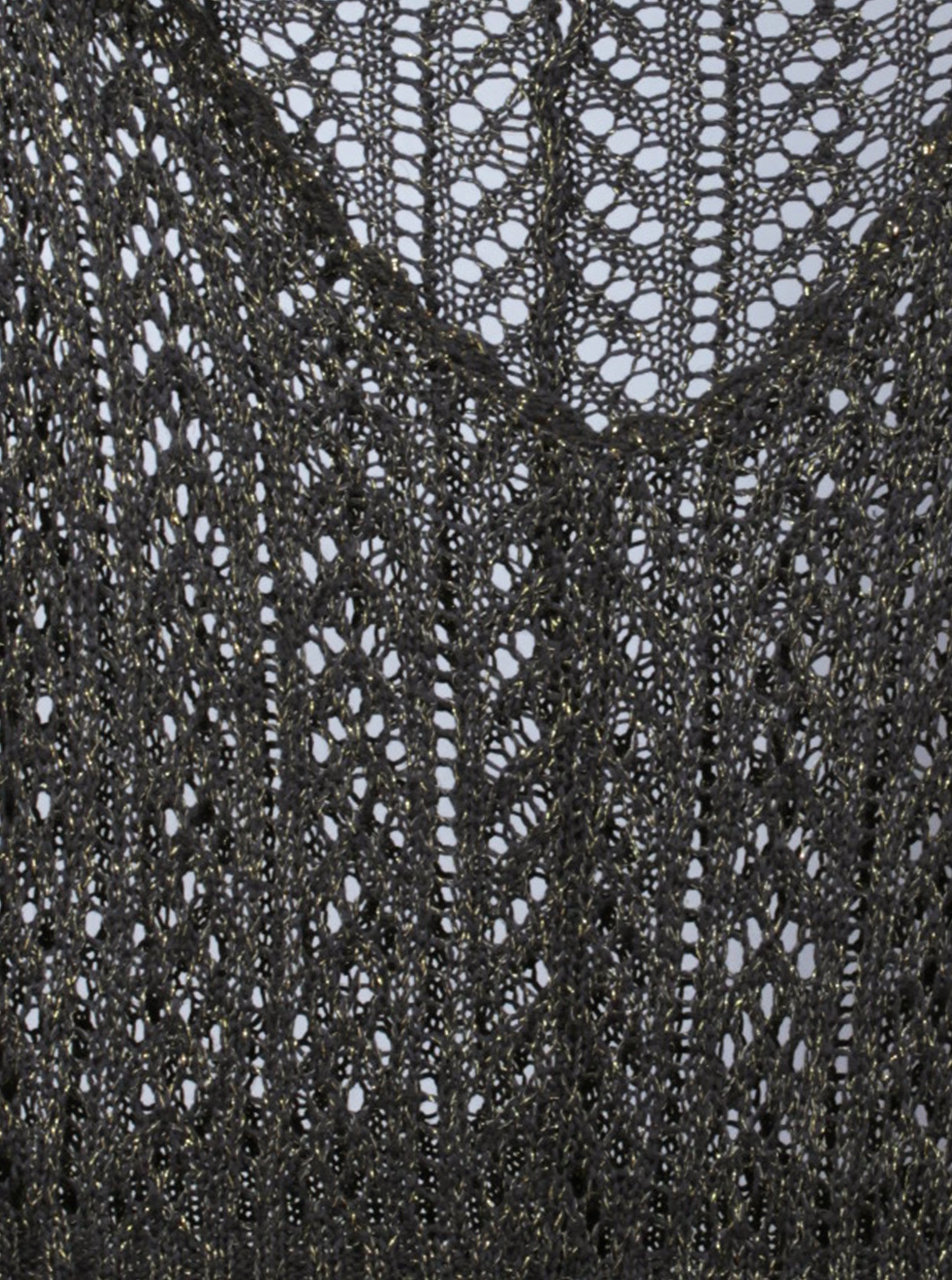 Tejido calado brillo sutil manga larga | Talla S