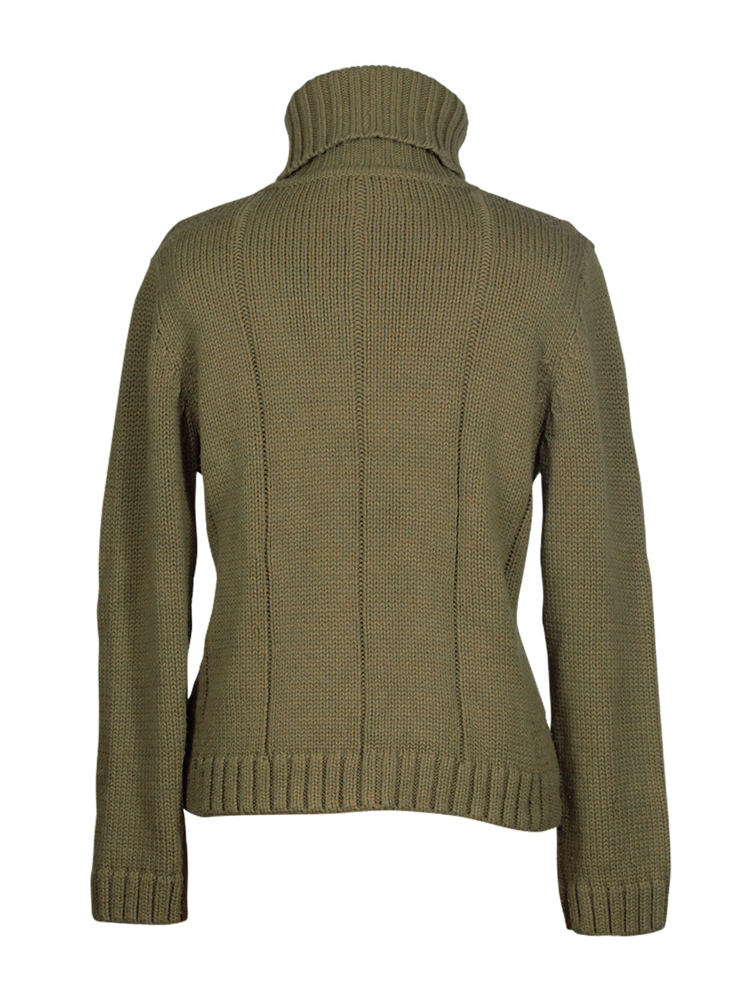 Chaleco Cuello Alto Tejido Grueso | Talla L