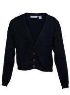 Cárdigan negro corto con botones | Talla S