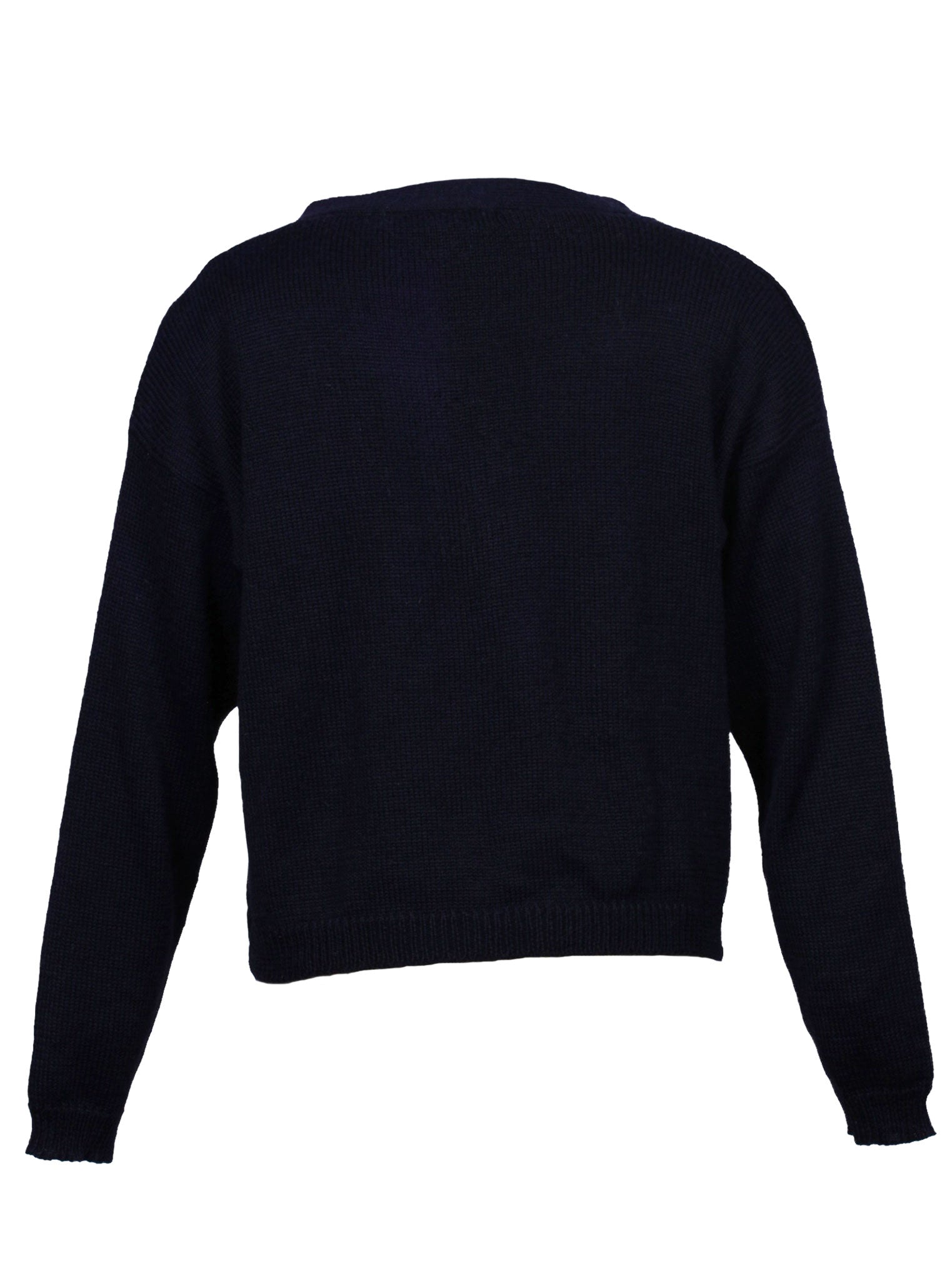 Cárdigan negro corto con botones | Talla S