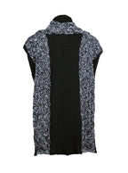 Chaleco Abierto Bicolor Tejido | Talla M