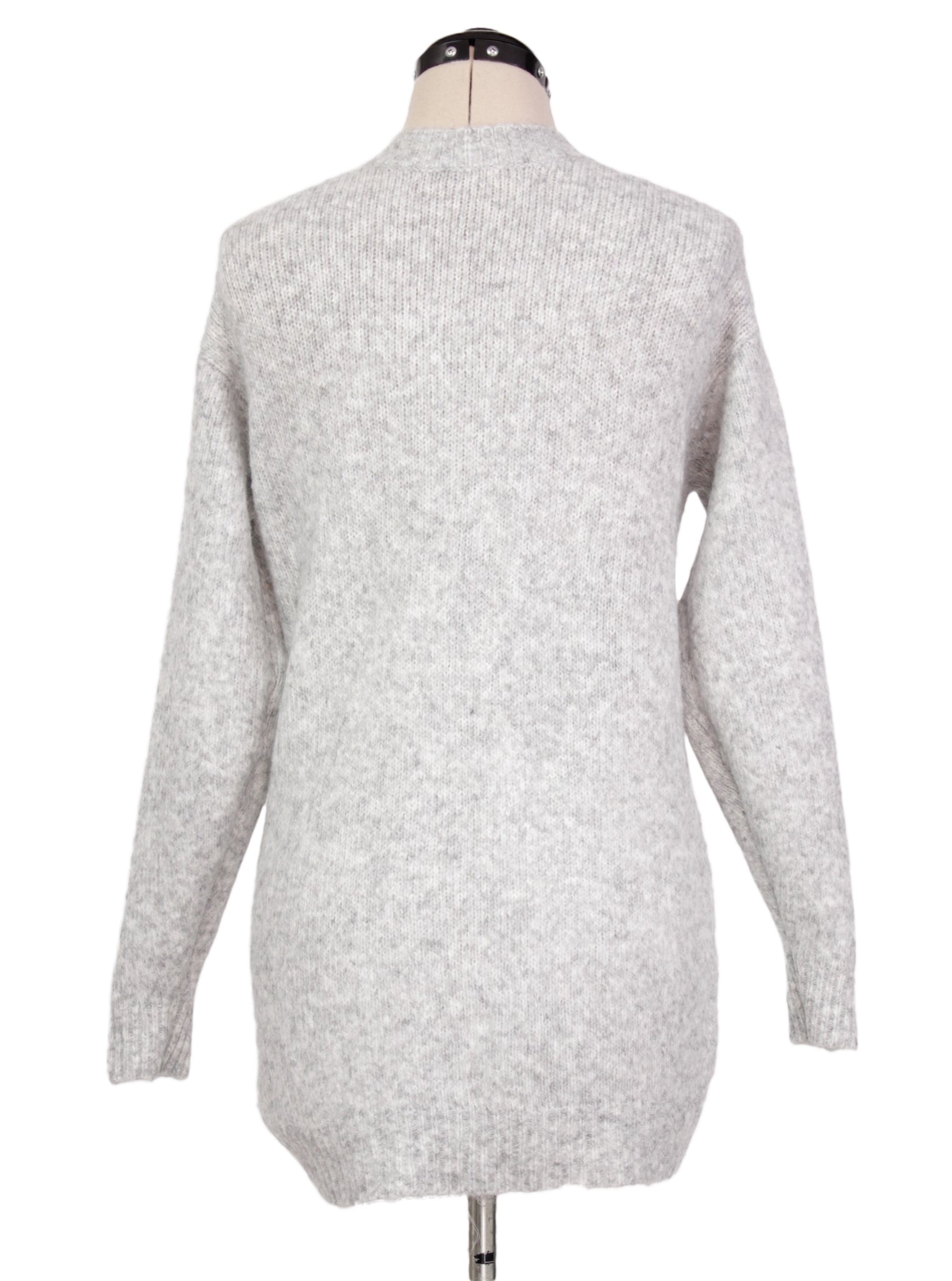 Sweater tejido ajustado manga larga básico | Talla XS