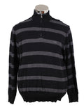 Chaleco rayado con cierre y cuello alto Dockers | Talla L