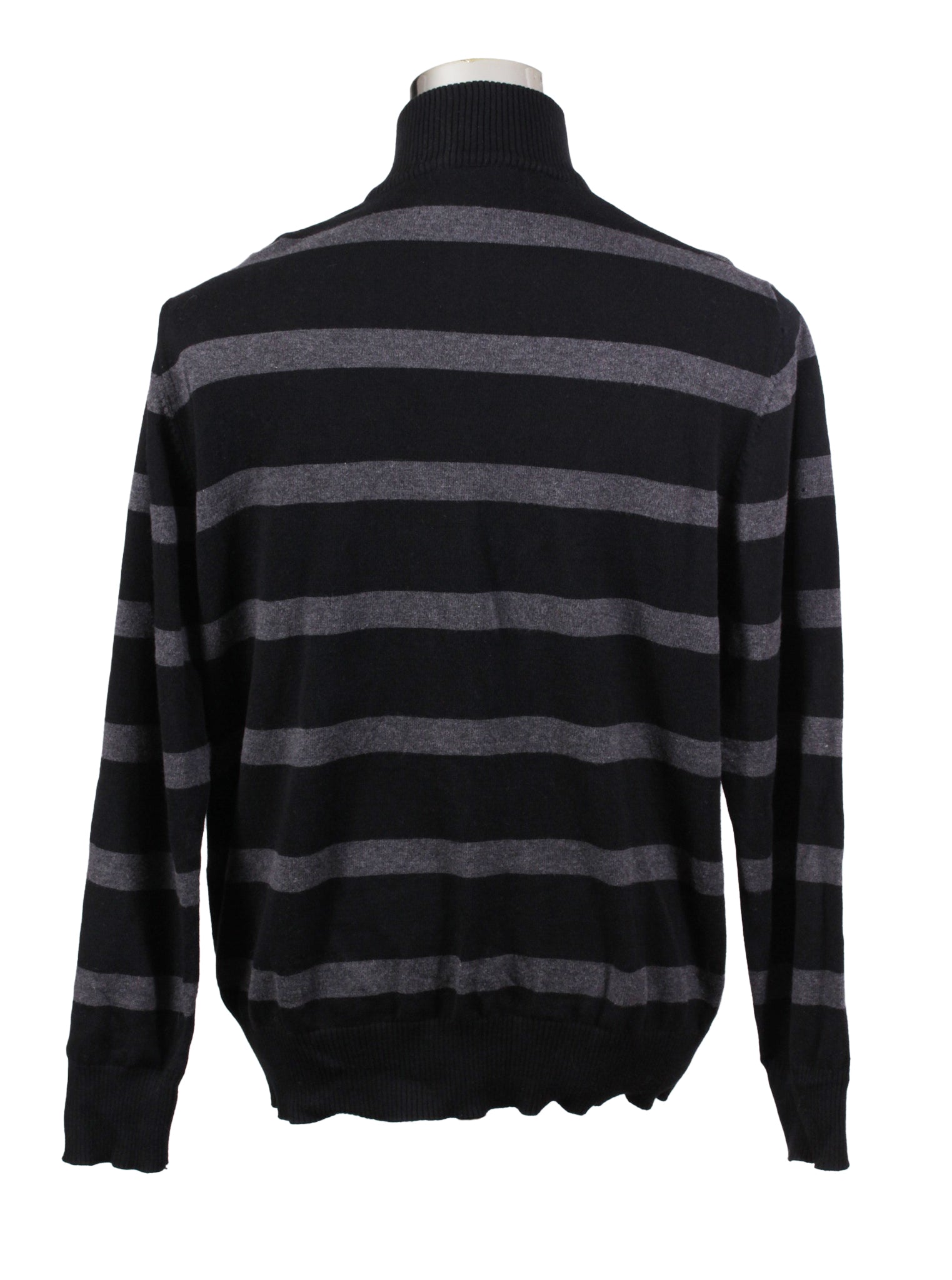 Chaleco rayado con cierre y cuello alto Dockers | Talla L
