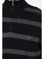 Chaleco rayado con cierre y cuello alto Dockers | Talla L