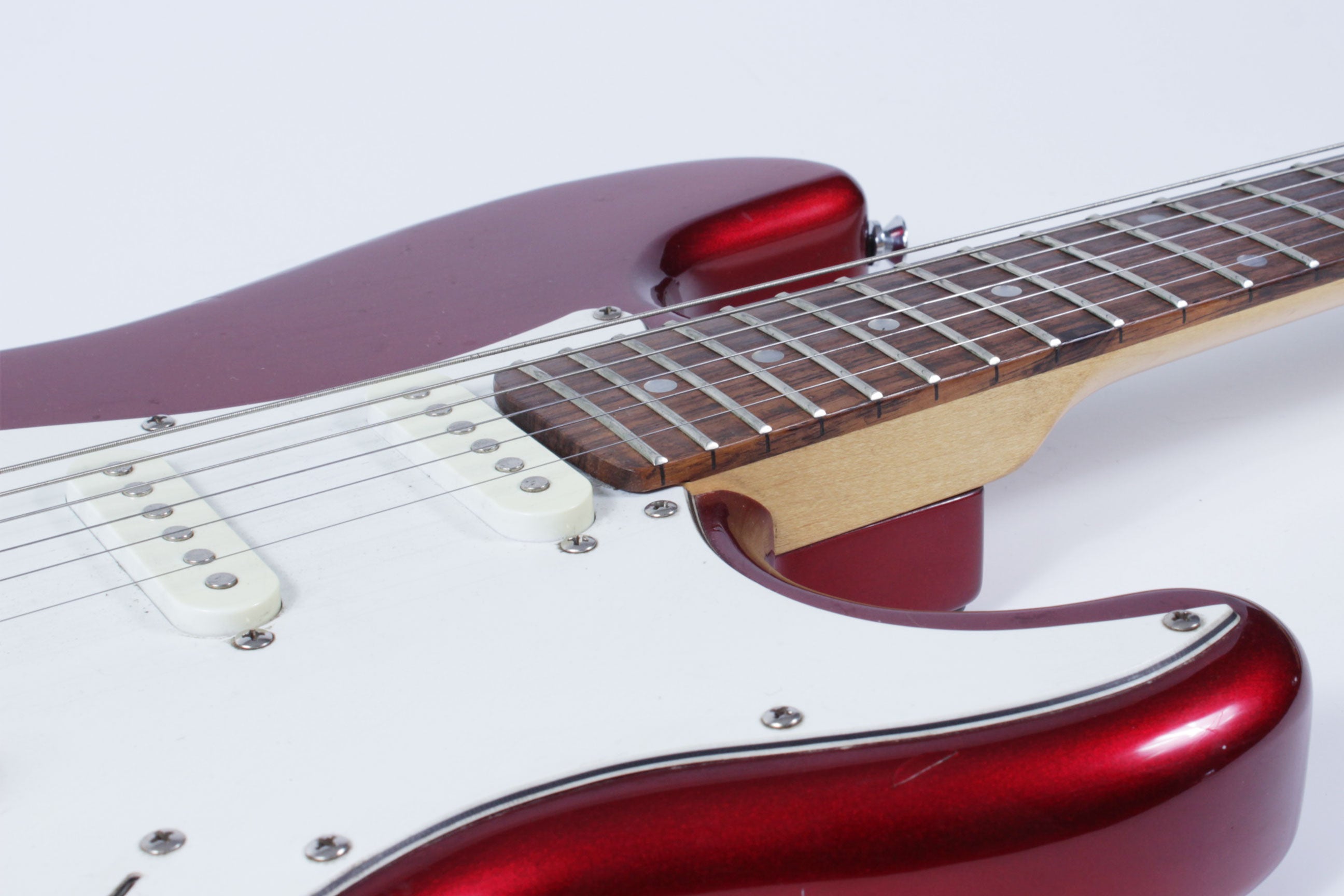 Guitarra eléctrica Red Season color rojo metalizado