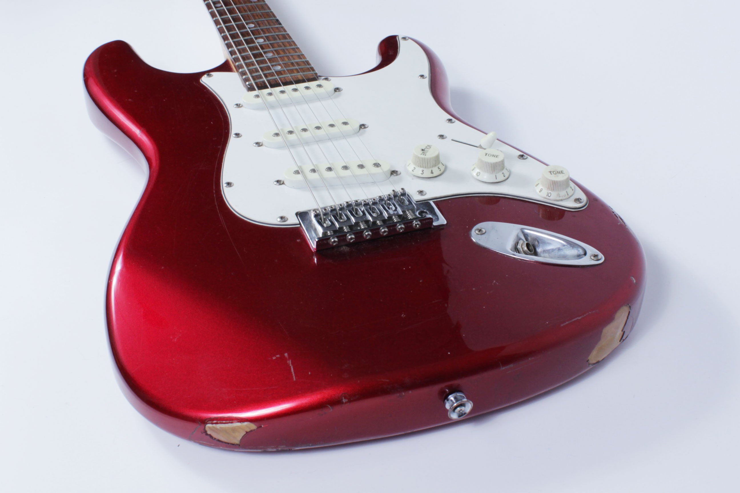 Guitarra eléctrica Red Season color rojo metalizado