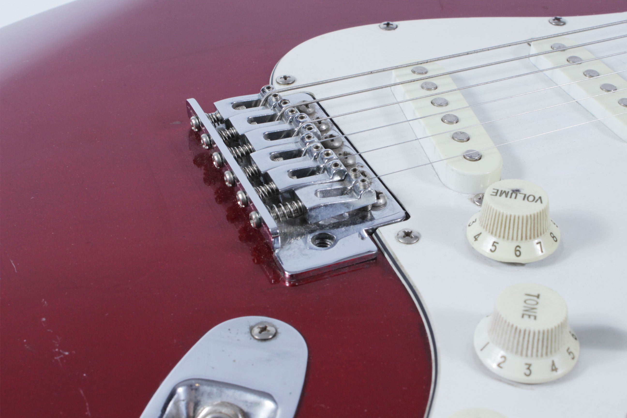 Guitarra eléctrica Red Season color rojo metalizado