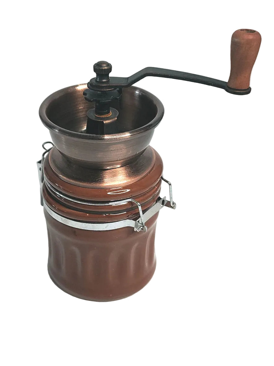 Moledora manual de café con recipiente cerámico