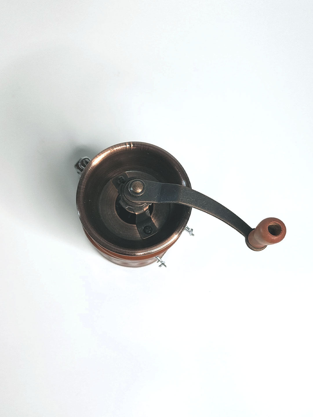 Moledora manual de café con recipiente cerámico