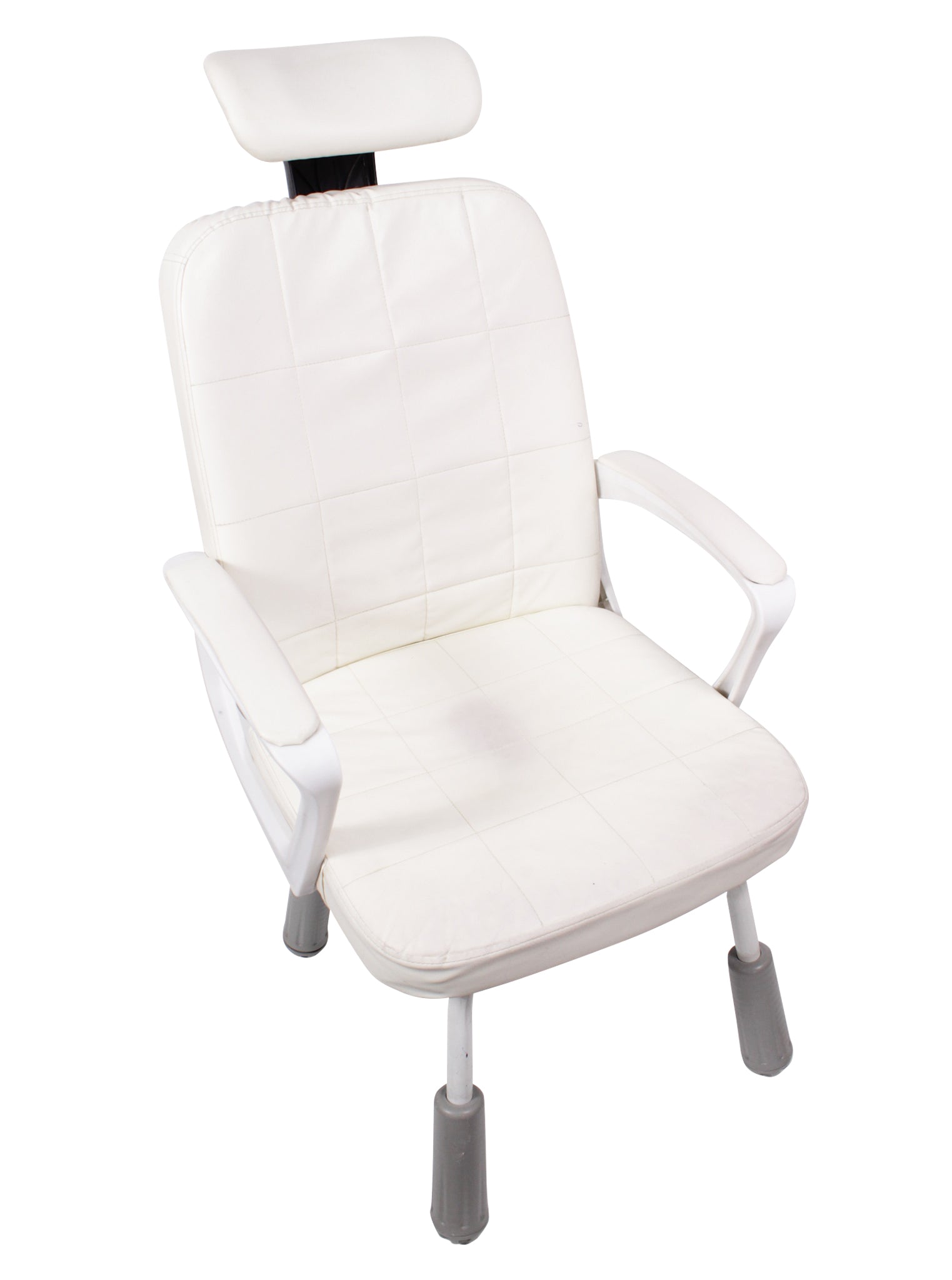 Silla acolchada con apoyacabeza y apoyabrazos