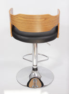 Piso de bar regulable con asiento tapizado