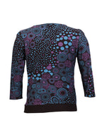 Blusa estampada escote cruzado | Talla XL