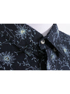 Camisa floral manga corta liviana | Talla 3XL