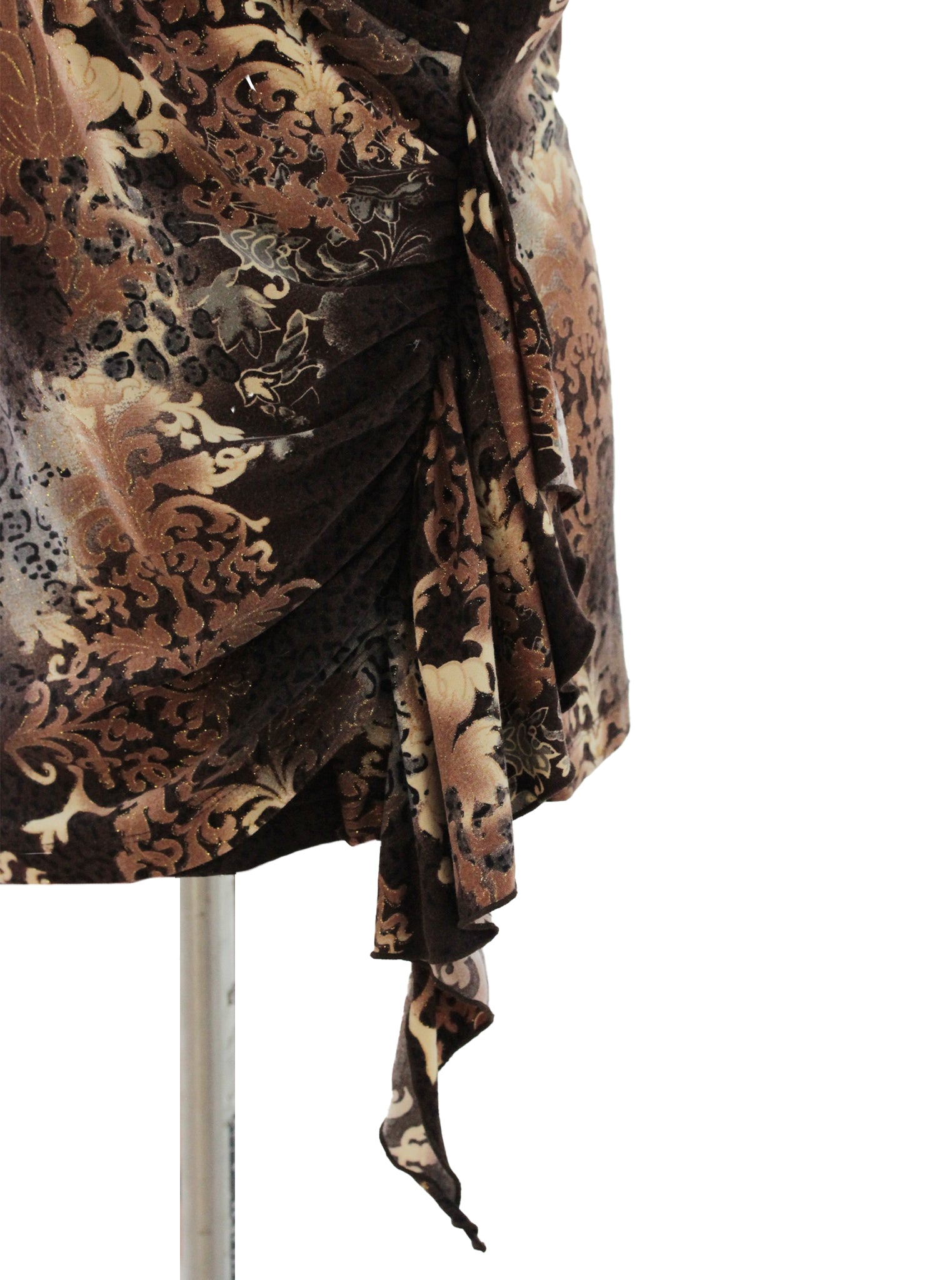 Blusa cruzada estampado ornamental | Talla XL