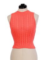 Top tejido sin mangas de diseño ligero | Talla XS