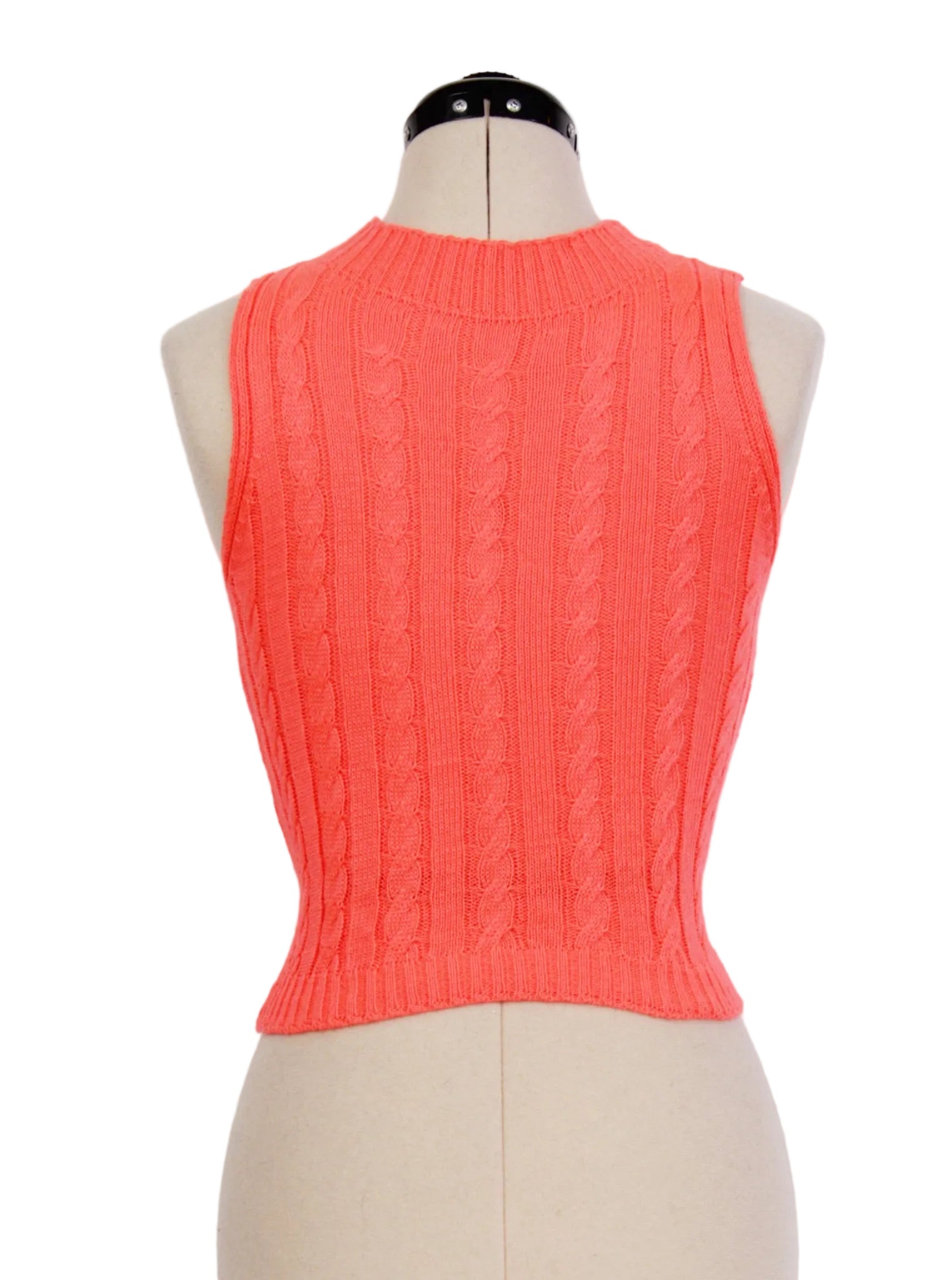 Top tejido sin mangas de diseño ligero | Talla XS