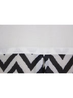 Blusa con estampado zigzag y botones frontales | Talla S
