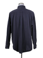 Camisa algodón azul marino clásica | Talla L