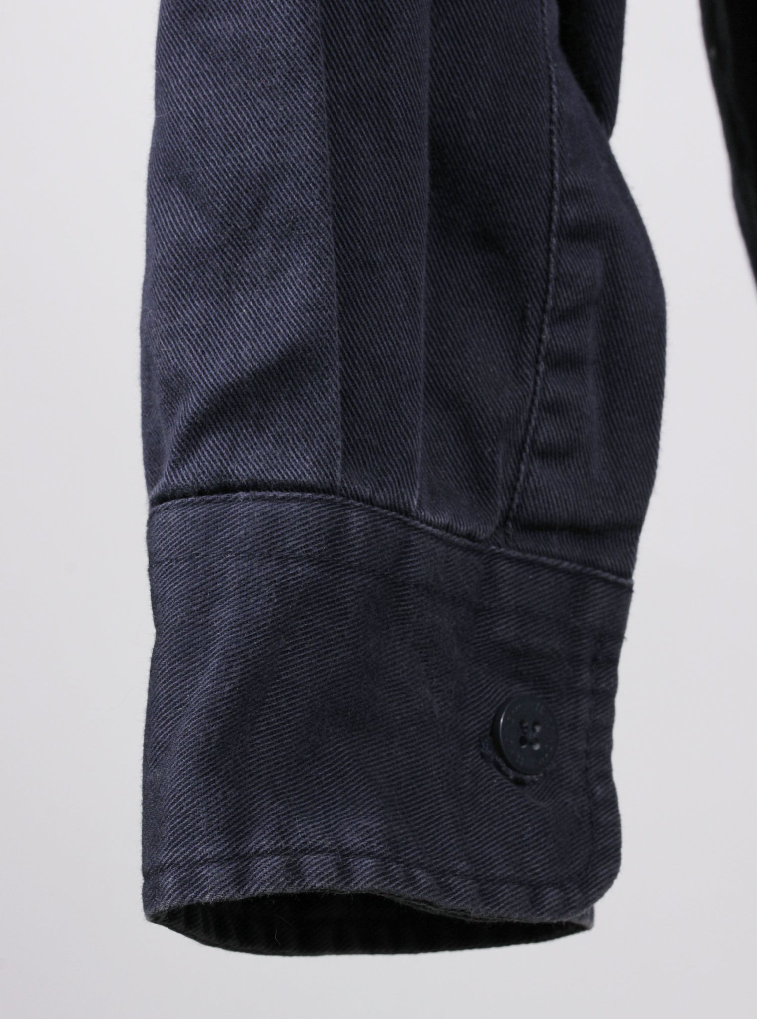 Camisa algodón azul marino clásica | Talla L