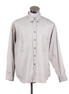 Camisa gruesa gris estructurada | Talla L